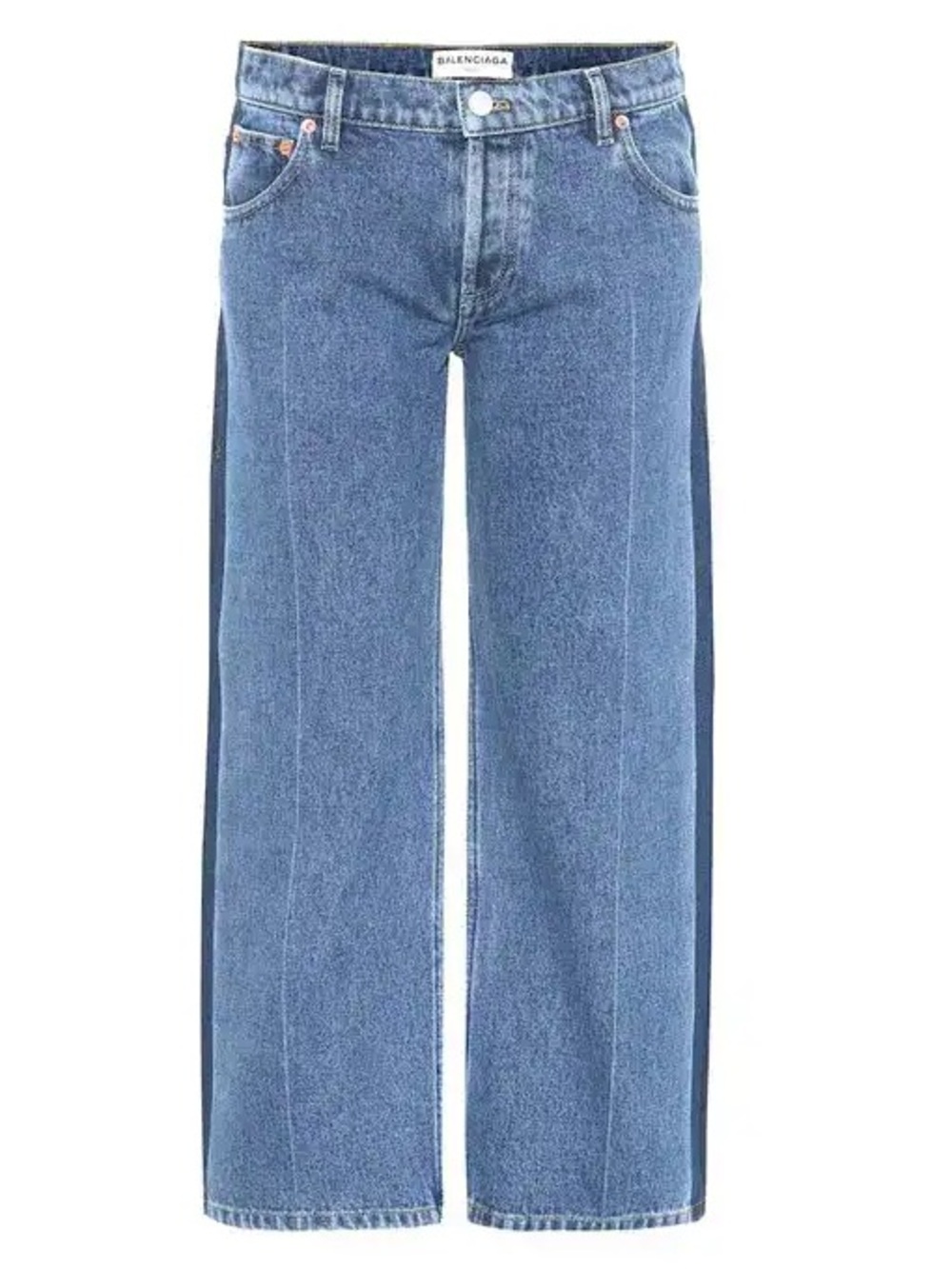Balenciaga Rockabilly Wide-Leg Cropped Jeans